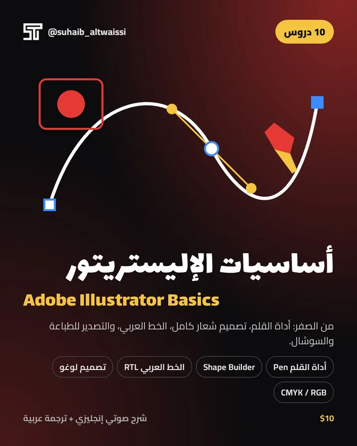 Adobe Illustrator Basics — أساسيات الإليستريتور