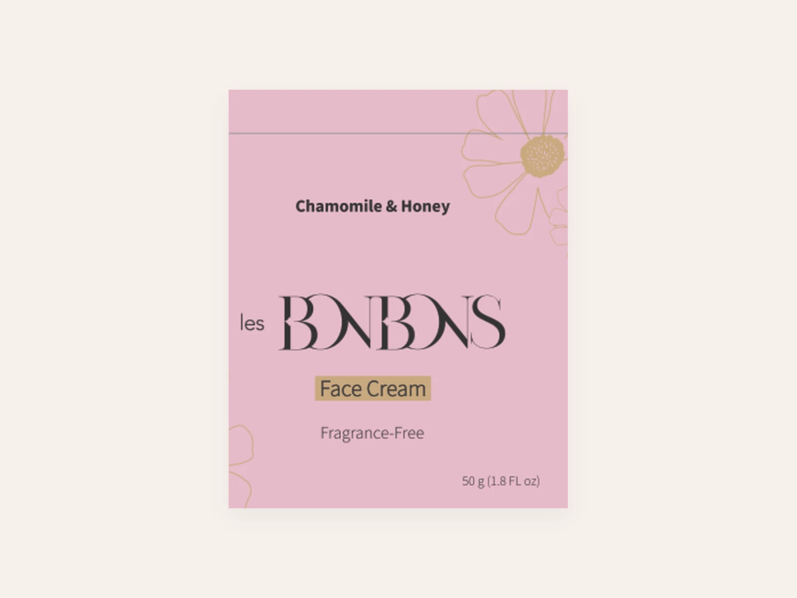 Les Bonbons — Face cream box