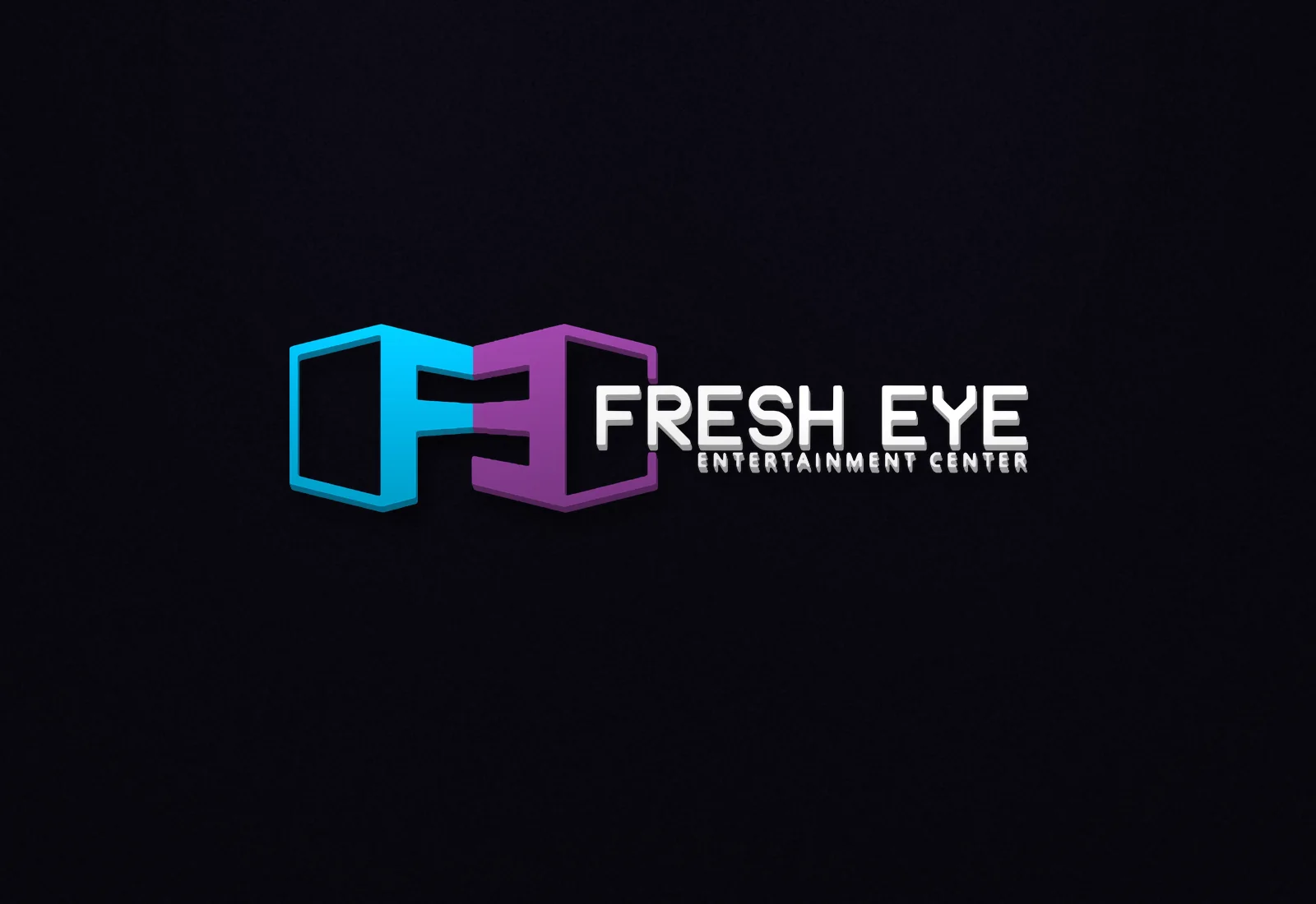 Fresh Eye — Reception wall — 3D letters